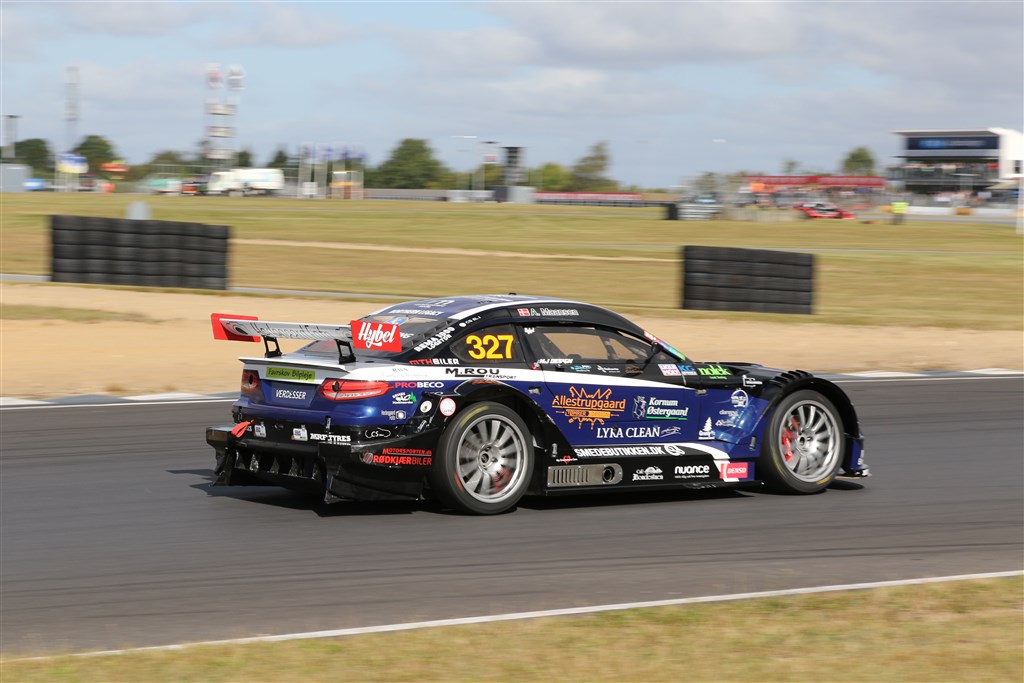 Nymark Racing Academy med helt fremme til GP Danmark - Alex Maansen. 
(Foto: Motorsporten.dk)